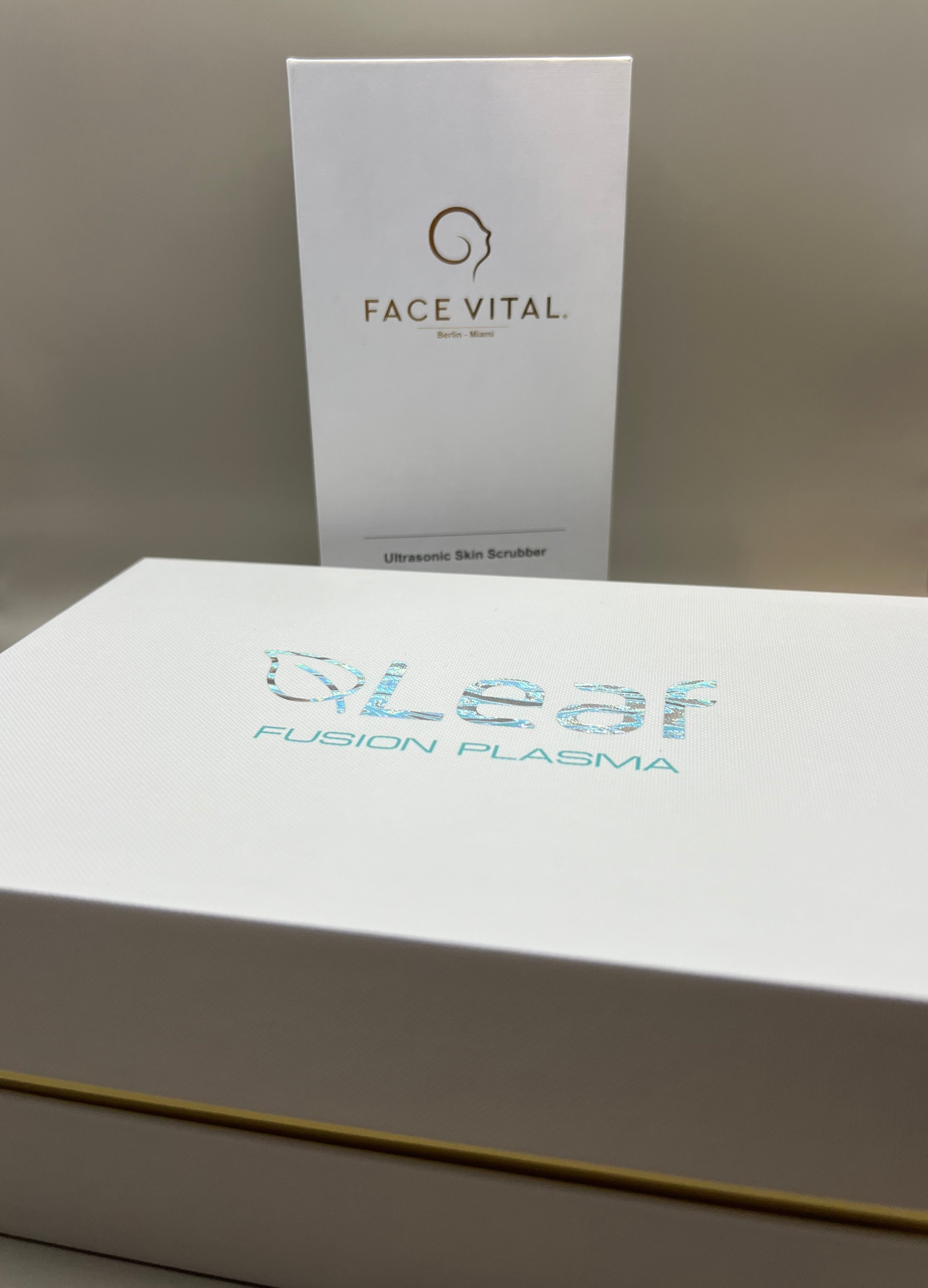 Hoja con exfoliante para la piel